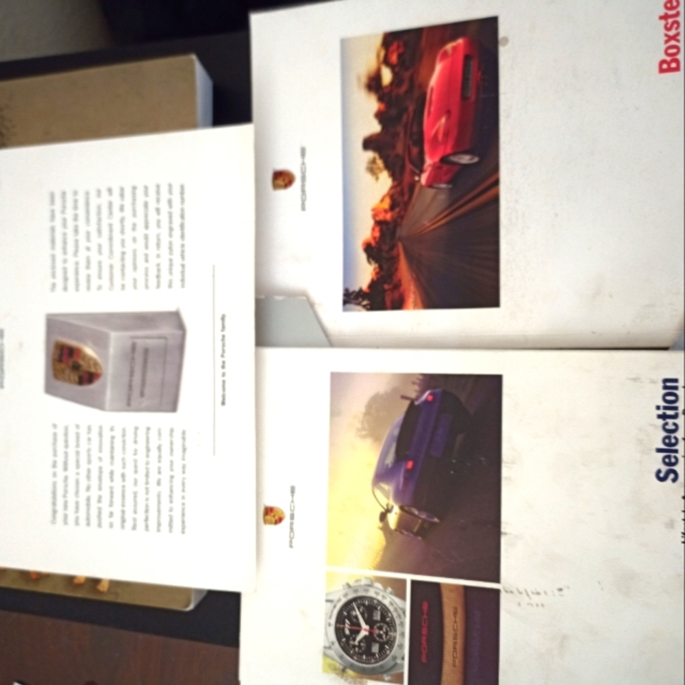 Porsche Boxster S catalog books